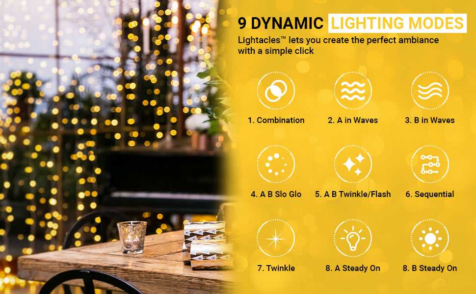 LED lights - 60ft - Magnetically connected