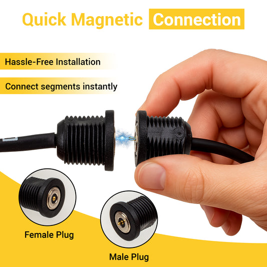 LED lights - 60ft - Magnetically connected