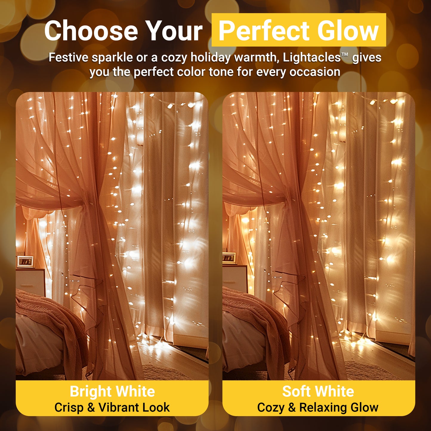 LED lights - 60ft - Magnetically connected